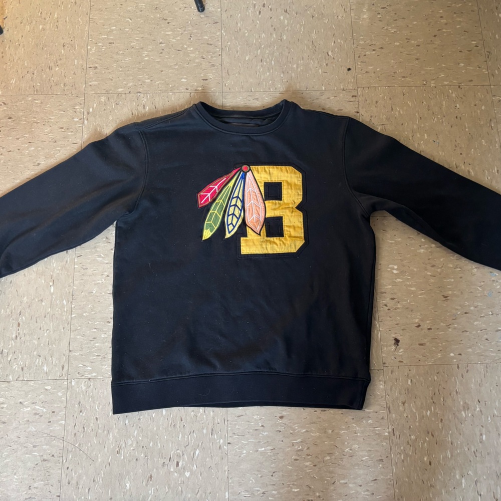 Black Sweatshirt with Colorful Logo